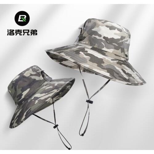 Fishing Hat For Men Women Outdoor Anti-UV Hunting Camouflage Top Removable Hat Airsoft Tactical Hiking Camping Hats