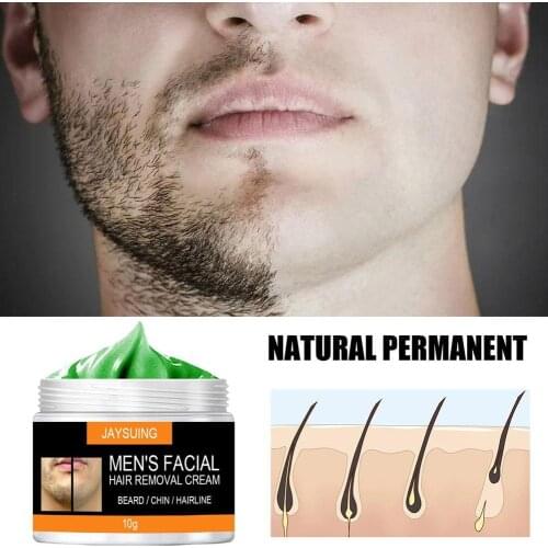 Facial Hair Removal Cream 10g/20g/30g/50g Mens Beard Removal Cream Non-irritating Effectively Soothing Hair Removal Cream Tool