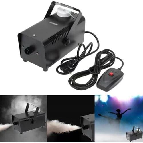 400W Fog Machine Line/Remote Control Smoke Machine RGB Led Disco DJ Party Make Fog Home Entertain