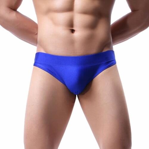 Man Solid briefs Comfortable Mens Sexy Underwear S/M/L Polyester Shorts Underpants Soft Briefs Panties трусы мужские секси T5