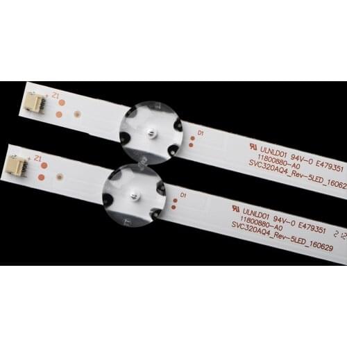 10pcs New kit LED backlight strip for 32LH515B 32LH570B SVC320AP1_Rev04_5LED_160113 SVC320AQ4_Rev00_5LED_160111 5LED 632mm
