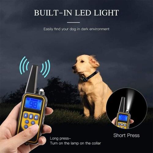 Familial Dog Training Collar Waterproof Chein Necklace Rechargeable Pet Product Remote Control Device Home Adjustable Gadget Set
