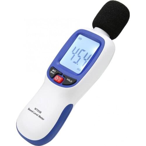 New Professional Portable Mini Digital Sound Level Meter Noise Decibel Meter Bluetooth Sound Tester Monitor WT85B Noise Meter