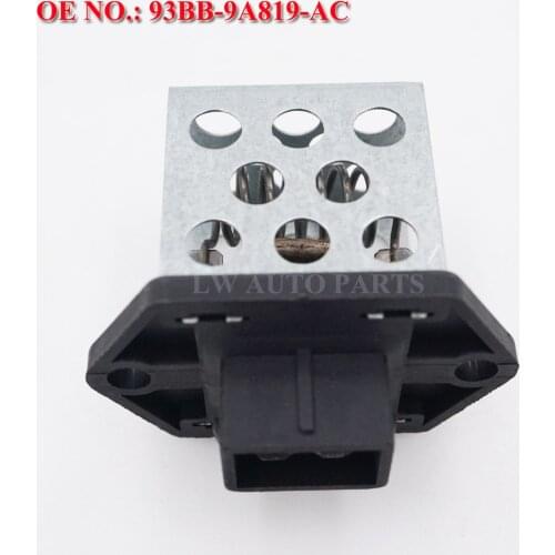 Car Blower Motor Resistor Fan Control Module FOR Ford Mondeo Cougar 15630369, 93BB9A819AC, 93BB-9A819-AC