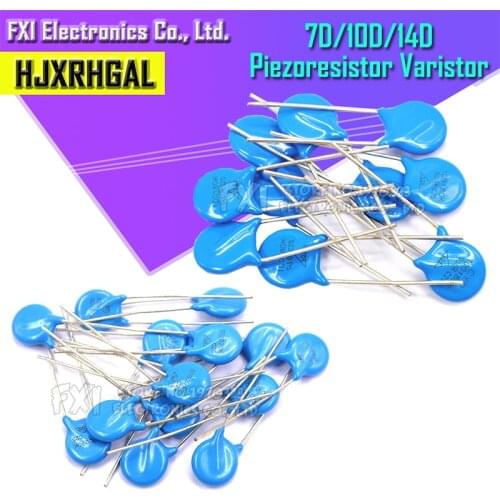 10PCS Piezoresistor Varistor Series 7D 10D 14D 7D180K 7D220K 10D270K 10D330K 14D471K 14D220K 7D431K 10D621K 10D561K Resistor