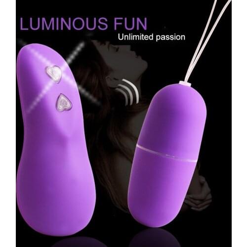 Adult Sex Toys Bullet Vibrator Jumping Egg Female Masturbation Equipment Luminous Wireless Remote Control Supplies Sexoshop