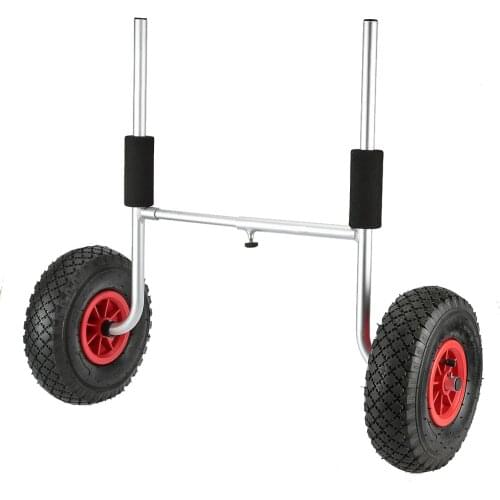 50KG Loading Capacity Detachable Kayak Trolley Energy-saving Two-wheeled Kayak Carrier Cart for Canoe Boat Accessories Kayak