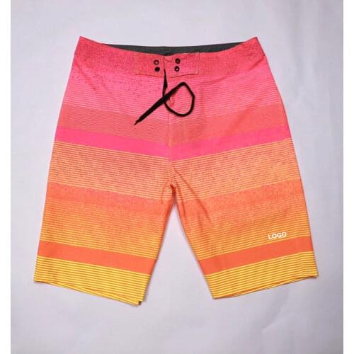 Bermuda Board Shorts Surfing Swim Trunks Elastic Waterproof Mens Boardshorts Swimwear Quick Dry Breathable Phantom Beach Shorts