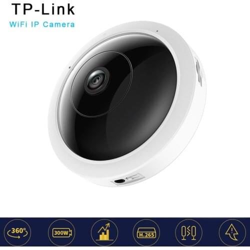 TP-Link Network WiFi IP Camera 1.1mm 300W CMOS H.265 360 Full View Wireless Camera ICR Indoor CCTV Camera for IOS Android PC