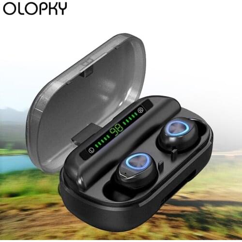 TWS Earphones Wireless Bluetooth Headphones Sport Earbuds Noise Cancelling Gaming Headset with Charging Case For Samsung Phones