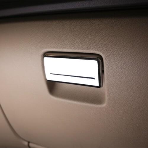 Foal Burning ABS Electroplate Golvebox Handle Refitting Stickers Case For Ford Focus 2 MK2 2005 - 2010 2011 2012 Accessories