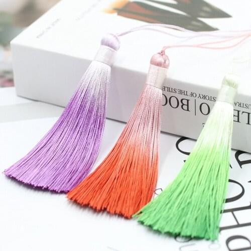 1 pieces / 12cm two-color silk tassel jewelry jewellery DIY gift decoration tassel sewing fabric clothing home decoration tassel