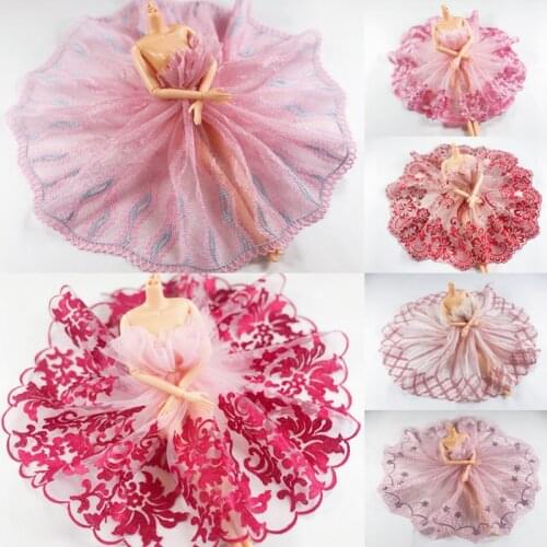 10Meters Red Pink Lace Ribbon Handmade Lace Trim Patchwork Material DIY Garment Sewing Accessories for Doll Clothing Dress