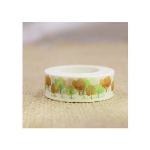 2pcs/lot Lovely Autumn trees Washi Tape DIY decoration Scrapbooking Sticker Label Masking Tape School Office Supply
