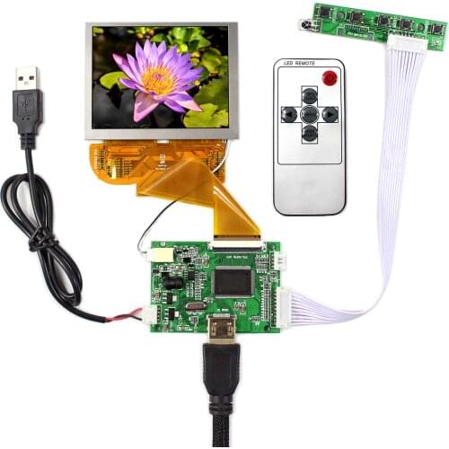 3.5inch VS035SD1 LCD Screen 50pin FPC Connector Replace PD035VX2 HDMI LCD Controller Board