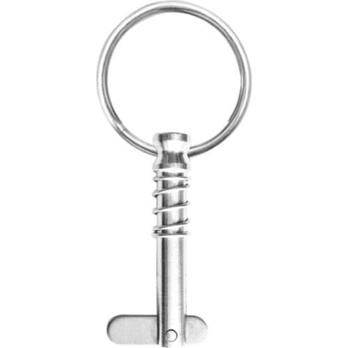 316 Stainless Steel Bimini Sun Top Quick Release Spring Loaded Clevis Pin with Ring for Boat Canvas Cover