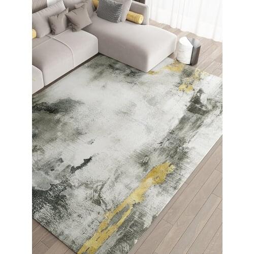 Abstract Luxury Carpet Living Room Large Modern Minimalist Coffee Table Soft Warm Blanket Thick Home Sofa Bedroom Floor Mat C6B