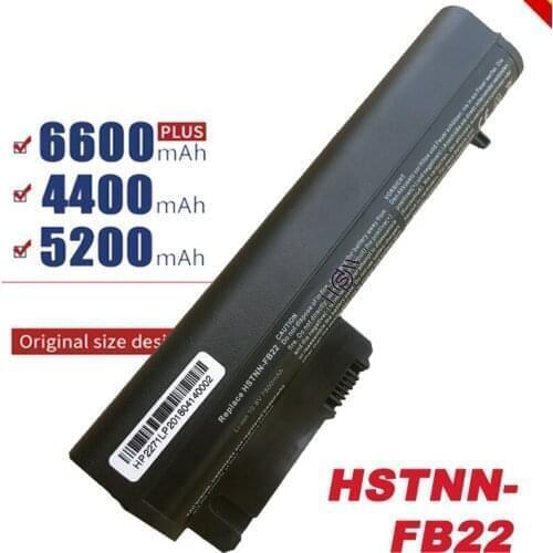 Laptop Battery For HP 2533t EliteBook 2530p EliteBook 2540p Hp Compaq Business Notebook 2400 2510p NC2400 9CELLS Free Shipping