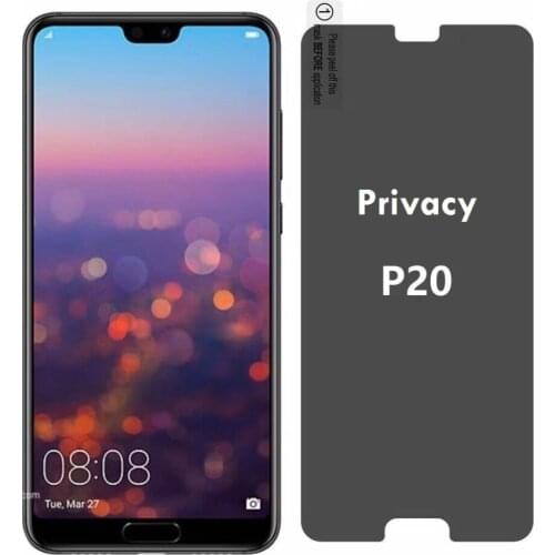 AntiSpy Glass For Huawei P20 Pro Privacy Tempered Glass Screen Protector For Huawei P20 Lite Anti Glare Glass Film for p20