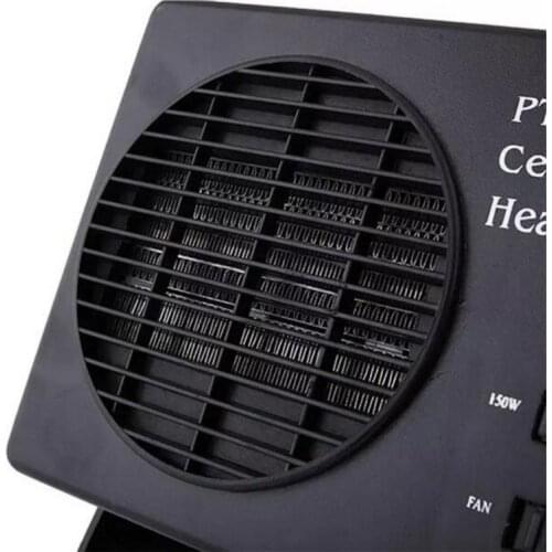 12V Car Portable 2 in 1 Electric Fan and Heater 300W Defroster Demister Quick Heating Speed