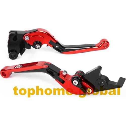 Red&Black Motorbike Accessories CNC Foldable&Extendable Brake Clutch Levers For Honda CB919 2002-2007 2003 2004 2005 2006 2007