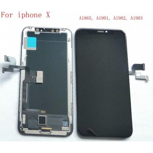 For Iphone X A1865 A1901 A1902 A1903 lcd screen digitizer touch glass full set