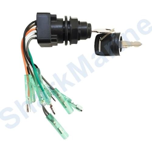 Ignition main switch assembly for SUZUKI outboard PN 37110-93J10