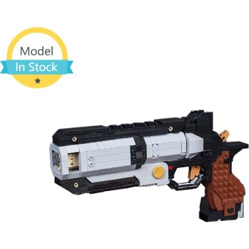 MOC AK47 Self-Protection Revolver Model Building Blocks War Machine Military Weapon Bricks Cool Shooting Game Brain Toys Gifts