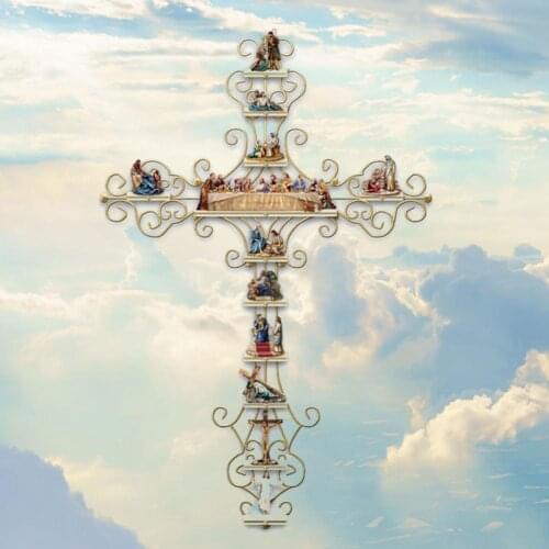 Wall Sticker Cross of Jesus Stickers Window Decals Practical Precise Tailoring Waterproof Bedroom Wall Sticker Glass Tile Decal