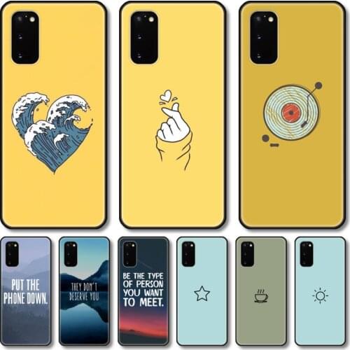 Personality custom Phone Case For Samsung Galaxy Note S21 20 10 9 E Lite UW Ultra 5G PRO Black Shell Cover