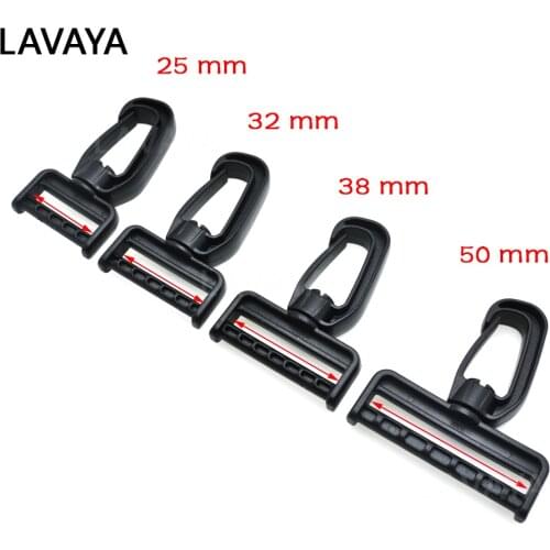 1pcs 25mm 32mm 38mm 50mm Webbing Plastic Swivel Snap Hooks for Bag Belts Straps Keychain Clasp Backpack Accessories