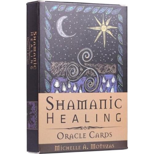 Shamanic Healing Oracle Cards 44 Cards Deck Tarots Full English Board Game Card Mysterious Divination Friend Party