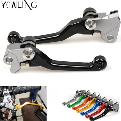 Motocross Pitbike CNC Pivot Foldable Brake Clutch Levers Handbrake handle FOR SUZUKI RMX250S 1996 1997 1998