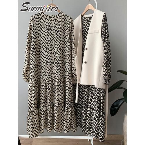 SURMIITRO Long Sleeve Summer Dresses