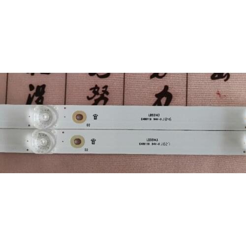1042mm 4pcs LED backlight Strip 8 lamps for Hisense 55'' TV 55R6040E LB55143 E469119