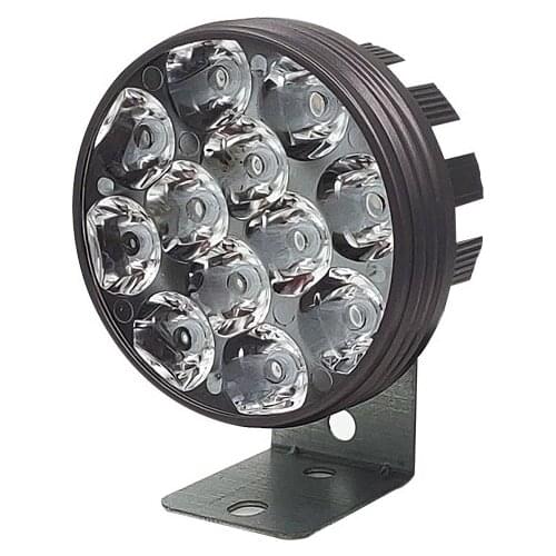 12 led 60w 6500K Led Spotlight Car Motorcycle driving flashlight 9-85v Electric bicycle Ebike Scooter handlebar Headlight lamp