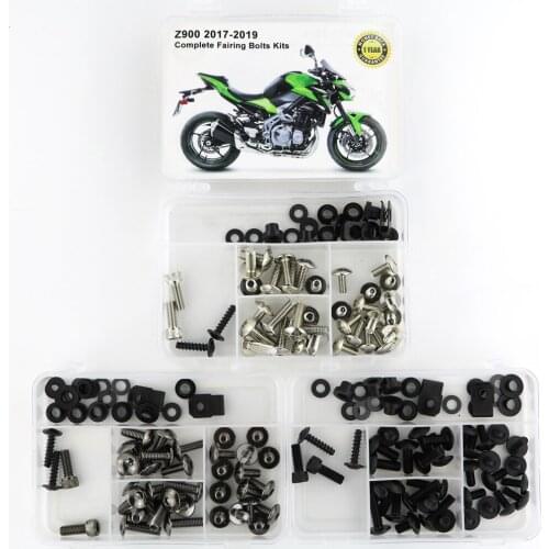 Fit For Kawasaki Z900 2017 2018 2019 Motorcycle Full Fairing Bolts Kit Complete Cowling Side Cover Screws Clips Speed Nuts Steel