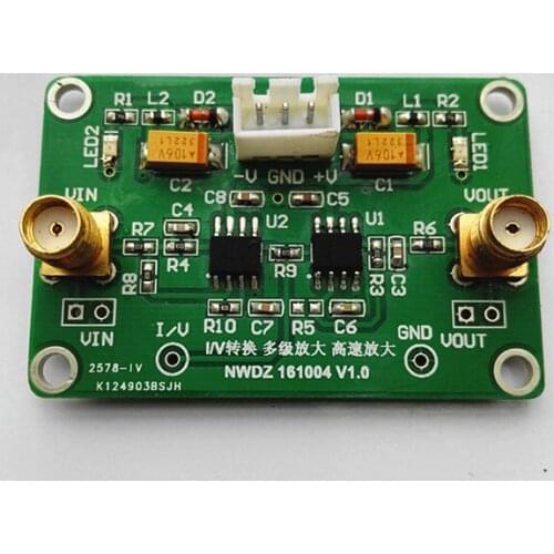 High Speed Amplifier, Low Noise, I/V Conversion, Photoelectric Conversion