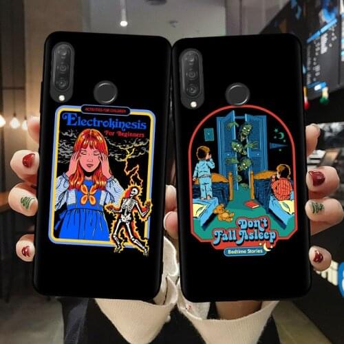 Funny Halloween Satan Lets Sacrifice Phone Case For Funda Huawei P10 P20 P30 P40 Lite E Soft TPU Cover For Coque Huawei P30 Lite