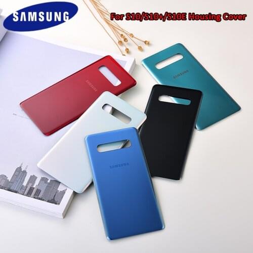 Samsung Battery Back Housing Cover Glass Rear Door Replacement Repair Parts Case For Galaxy S10 S10 Plus S10E SM-G9750 SM-G9730