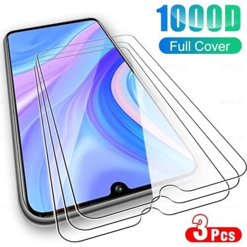 3Pcs Tempered Glass For Huawei Y9A Y9S Y8p Y8S Y7A Y7P Y6P Y6S Y5P Y 9 8 7 6 5 a s p Protective 9H Phone Screen Full Cover Film
