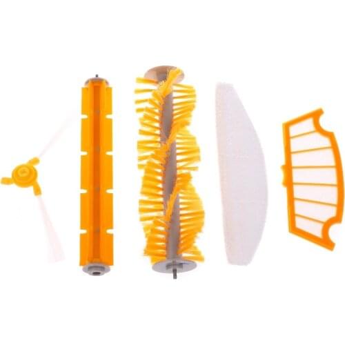 For Cleaner-A320/A325/A335/A336/A337) Spare part for Robot Vacuum Cleaner, Main Brush,Rubber Brush,Side Brush,HEPA Filter,Mop