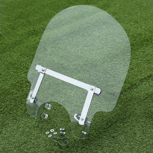 Motorcycle 39mm Clamp Windscreen Shield For Harley Dyna Fat Street Bob Super Glide FXDB Sportster XL 883 1200 XLH