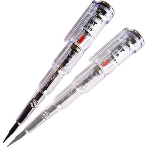 1pc Waterproof Induced Electric Tester Screwdriver Probe light Voltage Tester Detector AC/DC 70-250V Test Pen Pencil Voltmeter