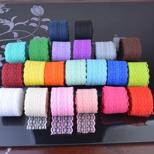 10m Lace Trim Fabric Wedding Decor Sewing Clothes Dress DIY Material Accessories