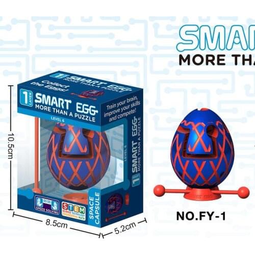 2020 New IQ 3D Egg-shaped Creative Maze Labyrinth Puzzles Game for Children Adults