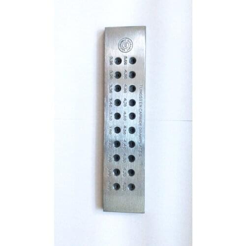 3.1-5.0mm Half-Round Drawing Plate Carbide Tungsten Wire Drawplate for Jewelry Making