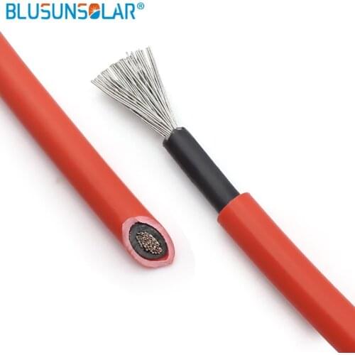 50m/roll (164FT) 14AWG 2.5mm2 Solar Cable PV Cabel wire 2000V Copper conductor XLPE jacket With TUV Approval