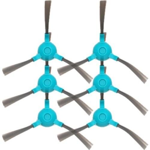 6*Robot Vacuum Cleaner Parts Side Brush for Cecotec Conga 1390 1290 Robotic Vacuum Cleaner Accessories Replacement Side Brush