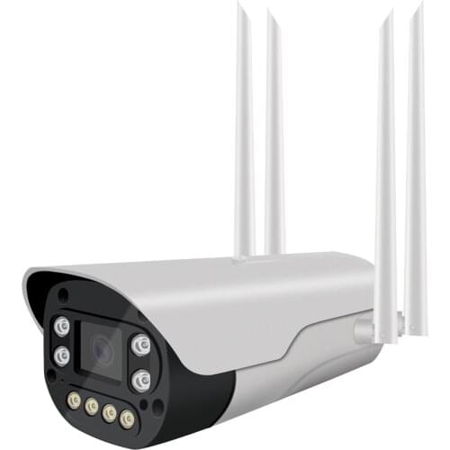 V380 Pro App 1080P Wireless Network HD Two-way Audio TF Card Monitor Head Home Dual Light Source Four Antenna Wifi Gun Camera